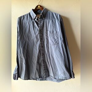 High Sierra Blue Long Sleeve Button Up - Size L